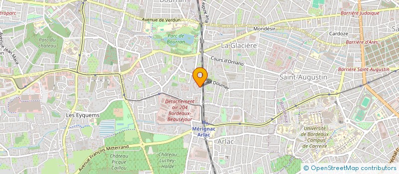 localisation de l'entreprise MONSIEUR GUILLAUME ALMYRE  MERIGNAC