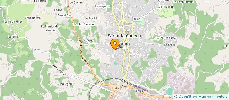 localisation de l'entreprise MONSIEUR GUILLAUME ALVES à SARLAT-LA-CANEDA