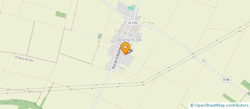 localisation de l'entreprise MONSIEUR GUILLAUME ALVES LATO  ORIGNY-LE-SEC