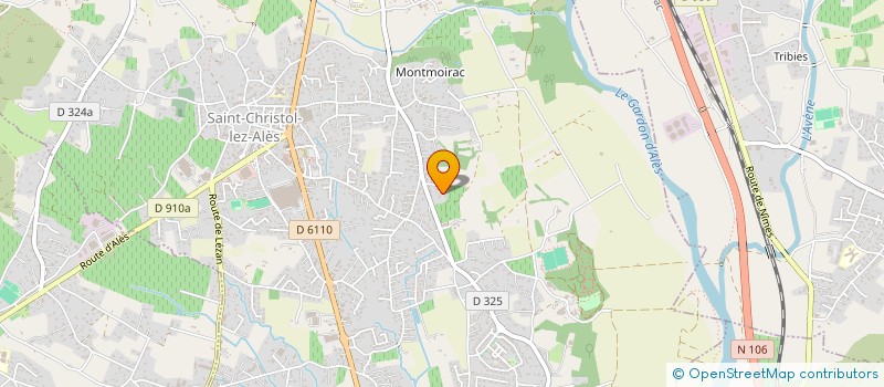 localisation de l'entreprise MONSIEUR GUILLAUME AMADON  SAINT-CHRISTOL-LEZ-ALES