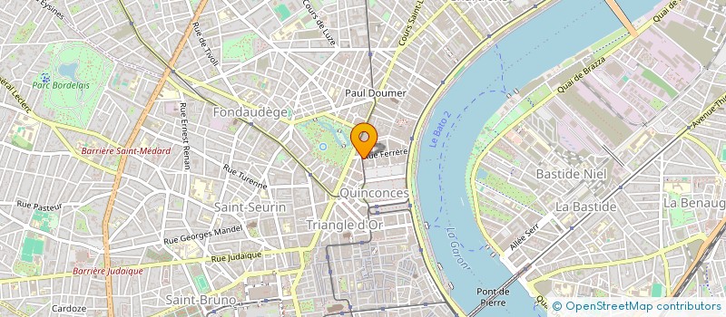 localisation de l'entreprise MONSIEUR GUILLAUME AMIGUES  BORDEAUX