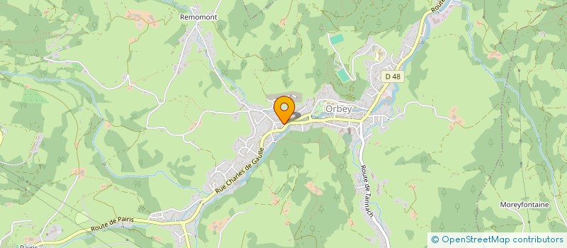 localisation de l'entreprise MONSIEUR GUILLAUME ANCEL  ORBEY