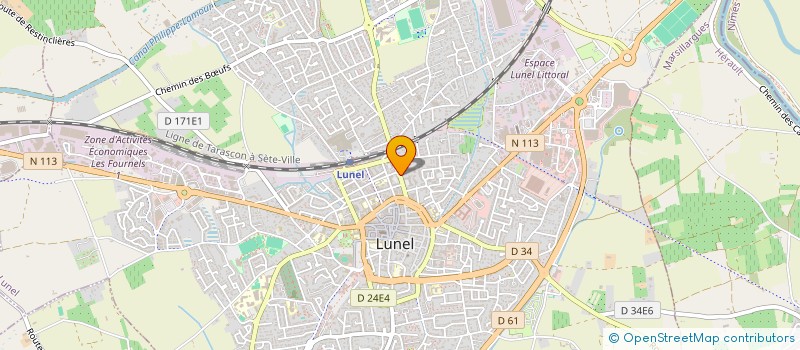 localisation de l'entreprise MONSIEUR GUILLAUME ANCELIN-BOUQUET--MAYSONNAVE  LUNEL