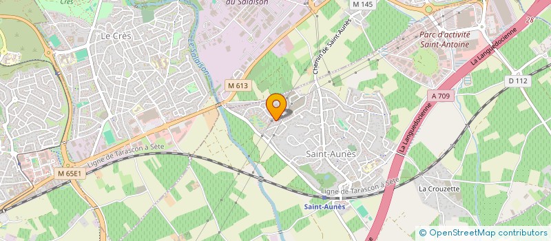 localisation de l'entreprise MONSIEUR GUILLAUME ANDOUARD  SAINT-AUNES