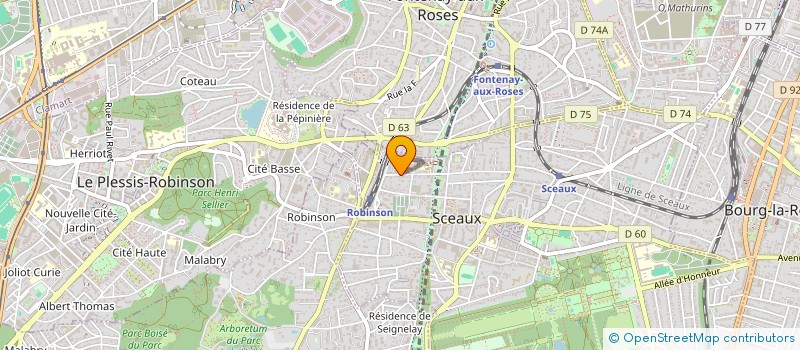 localisation de l'entreprise MONSIEUR GUILLAUME ANDRE à SCEAUX