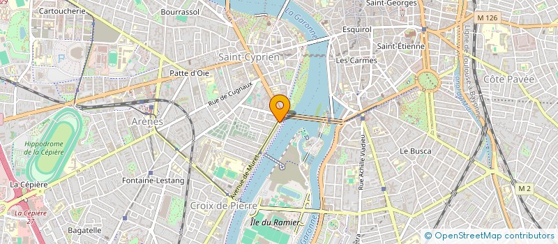 localisation de l'entreprise MONSIEUR GUILLAUME ANDRE à TOULOUSE