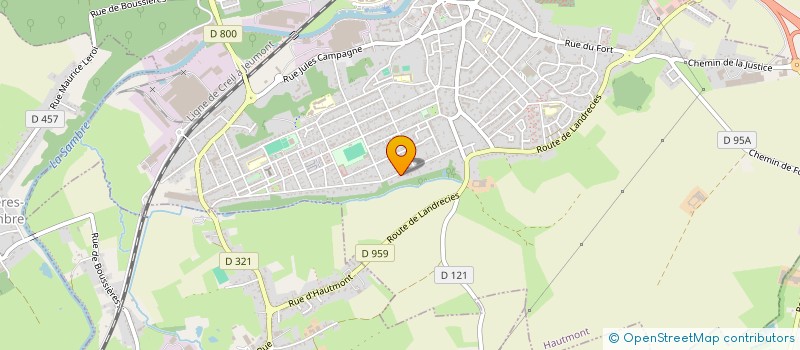 localisation de l'entreprise MONSIEUR GUILLAUME ANDREONI  HAUTMONT