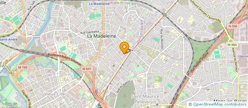 localisation de l'entreprise MONSIEUR GUILLAUME ANRYS à LA MADELEINE