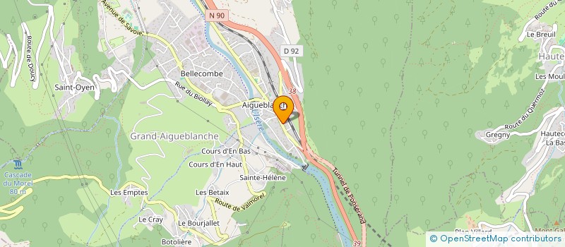 localisation de l'entreprise MONSIEUR GUILLAUME ANTON  GRAND-AIGUEBLANCHE