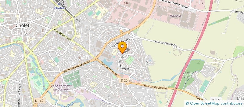localisation de l'entreprise MONSIEUR GUILLAUME ANTUNES à CHOLET