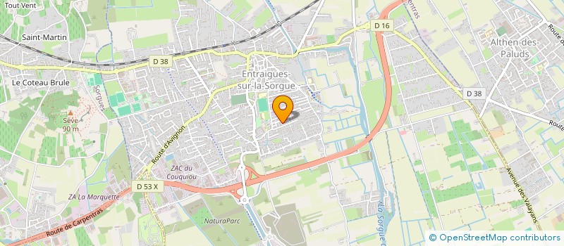 localisation de l'entreprise MONSIEUR GUILLAUME ARCHILLA  ENTRAIGUES-SUR-LA-SORGUE