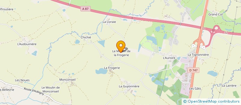 localisation de l'entreprise MONSIEUR GUILLAUME ARDOIS à AUBIGNY-LES CLOUZEAUX