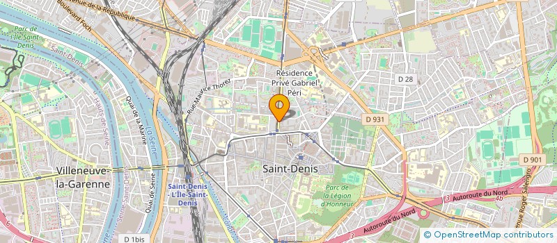 localisation de l'entreprise MONSIEUR GUILLAUME ARENE à SAINT-DENIS