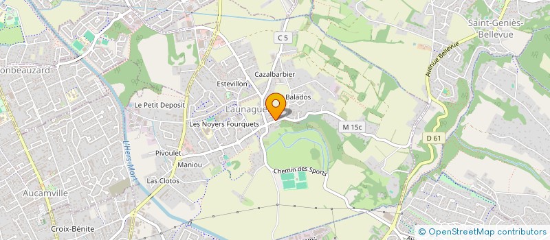 localisation de l'entreprise MONSIEUR GUILLAUME ARIBAUT  LAUNAGUET