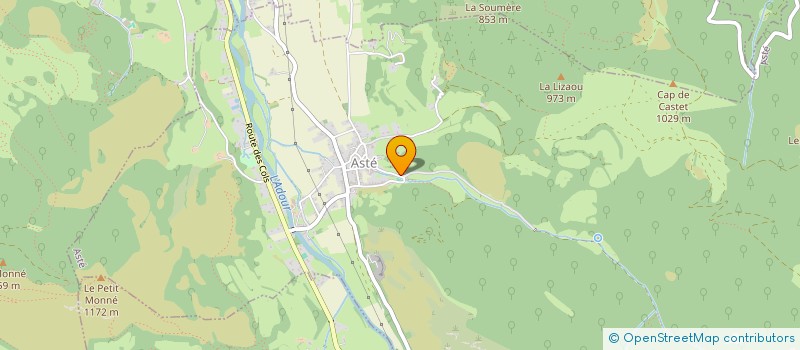 localisation de l'entreprise MONSIEUR GUILLAUME ARLANDES  ASTE