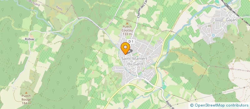 localisation de l'entreprise MONSIEUR GUILLAUME ARMAND  SAINT-MAMERT-DU-GARD