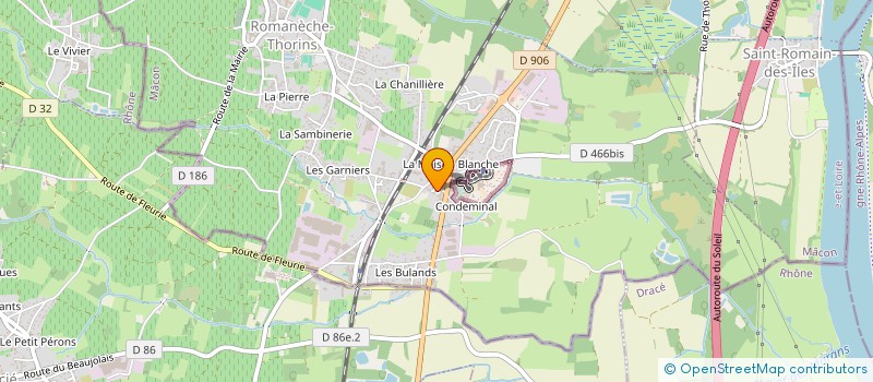 localisation de l'entreprise MONSIEUR GUILLAUME ARMAND  ROMANECHE-THORINS