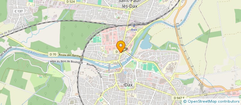 localisation de l'entreprise MONSIEUR GUILLAUME ARMAND  DAX