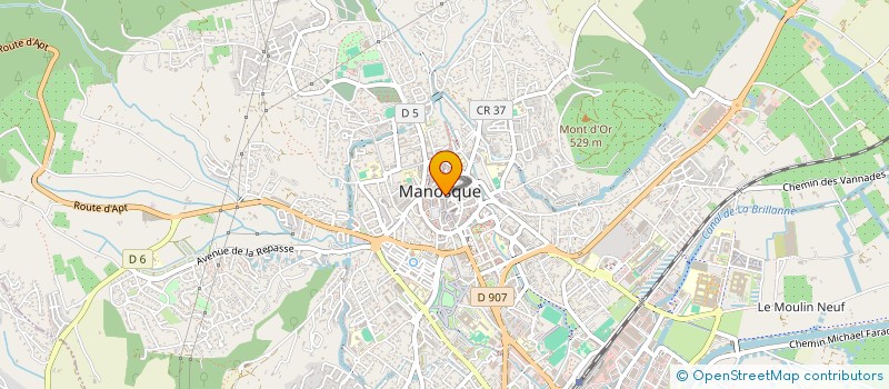 localisation de l'entreprise MONSIEUR GUILLAUME ARNAUD à MANOSQUE