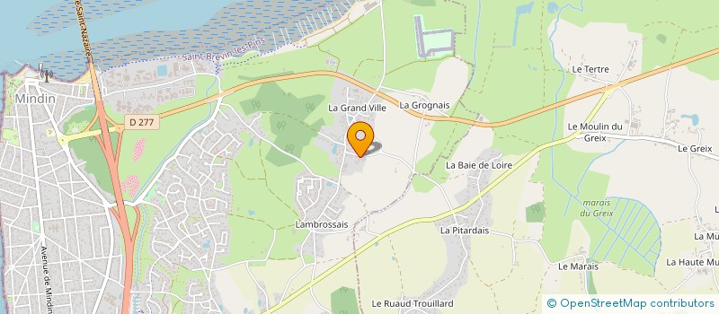 localisation de l'entreprise MONSIEUR GUILLAUME ARNAUD à SAINT-BREVIN-LES-PINS