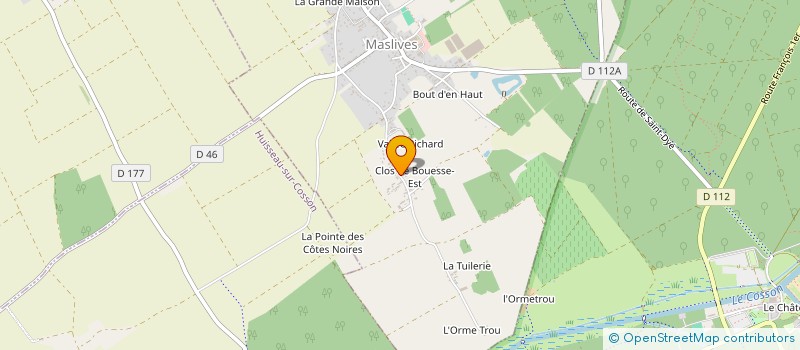 localisation de l'entreprise MONSIEUR GUILLAUME ARNAULT  MASLIVES