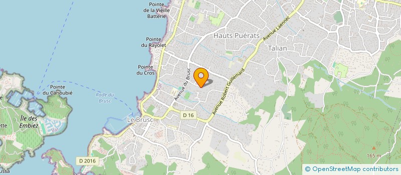 localisation de l'entreprise MONSIEUR GUILLAUME ARQUE à SIX-FOURS-LES-PLAGES