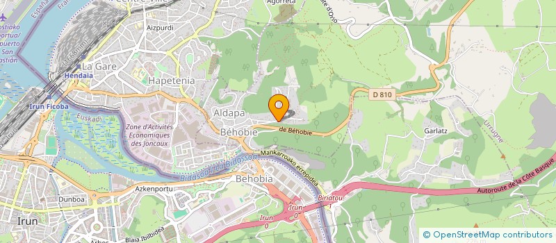 localisation de l'entreprise MONSIEUR GUILLAUME ARRUEBARRENA  URRUGNE