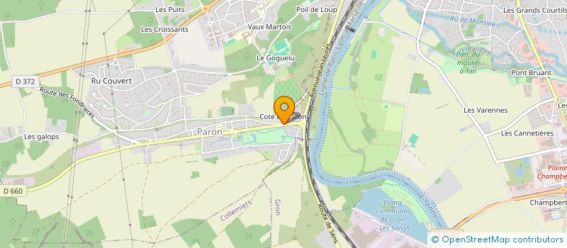 localisation de l'entreprise MONSIEUR GUILLAUME ASSELIN DE BEAUVILLE  PARON