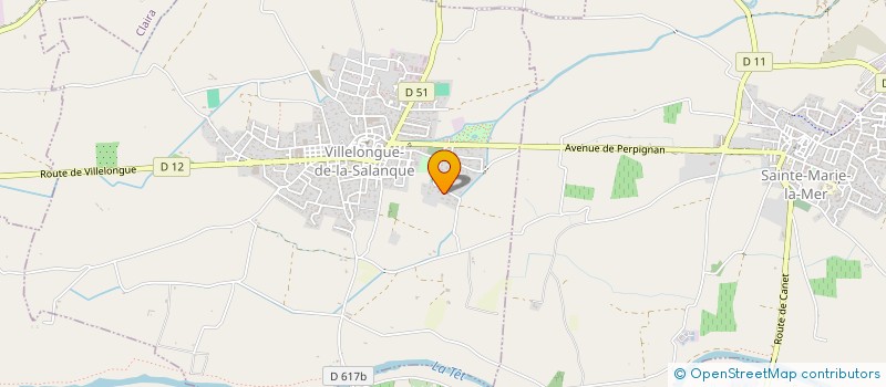 localisation de l'entreprise MONSIEUR GUILLAUME ASTRUC  VILLELONGUE-DE-LA-SALANQUE