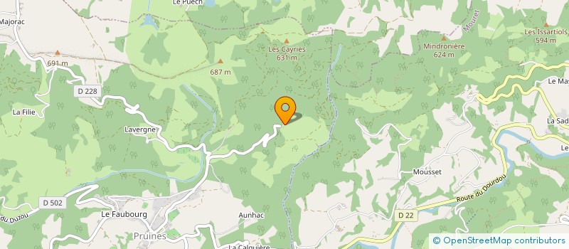 localisation de l'entreprise MONSIEUR GUILLAUME ATRUX-TALLAU  PRUINES