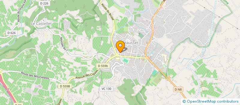 localisation de l'entreprise MONSIEUR GUILLAUME ATTALI à LE BEAUSSET