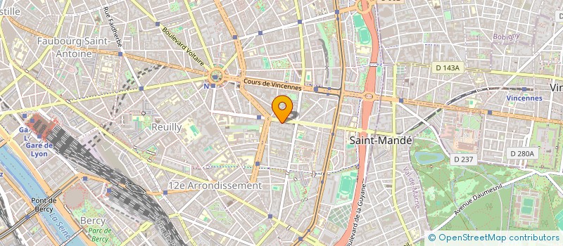 localisation de l'entreprise MONSIEUR GUILLAUME ATTEN  COLOMBES