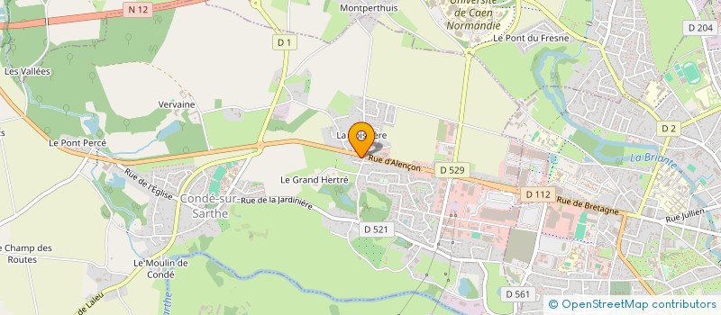 localisation de l'entreprise MONSIEUR GUILLAUME AUBERCIERE à CONDE-SUR-SARTHE