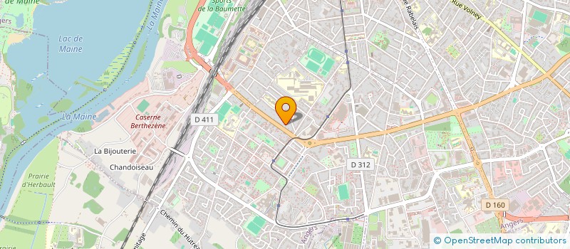 localisation de l'entreprise MONSIEUR GUILLAUME AUBERT  ANGERS