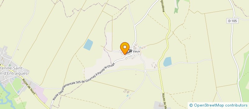 localisation de l'entreprise MONSIEUR GUILLAUME AUBIN  CHEF-BOUTONNE