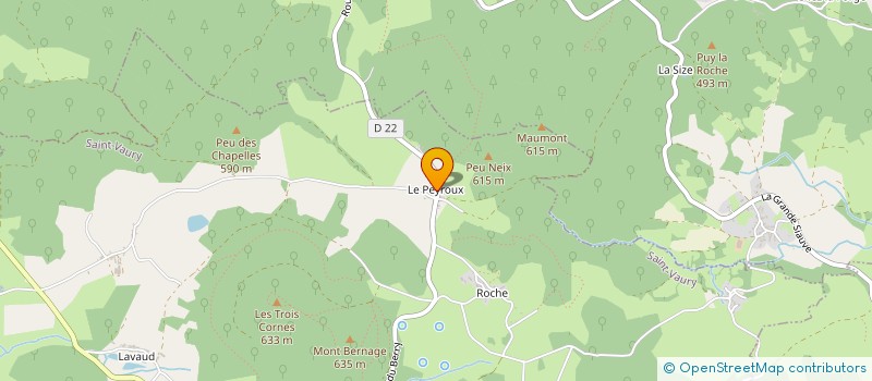 localisation de l'entreprise MONSIEUR GUILLAUME AUDIN à SAINT-VAURY