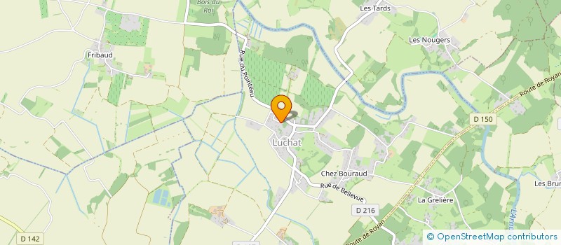 localisation de l'entreprise MONSIEUR GUILLAUME AUGE  LUCHAT