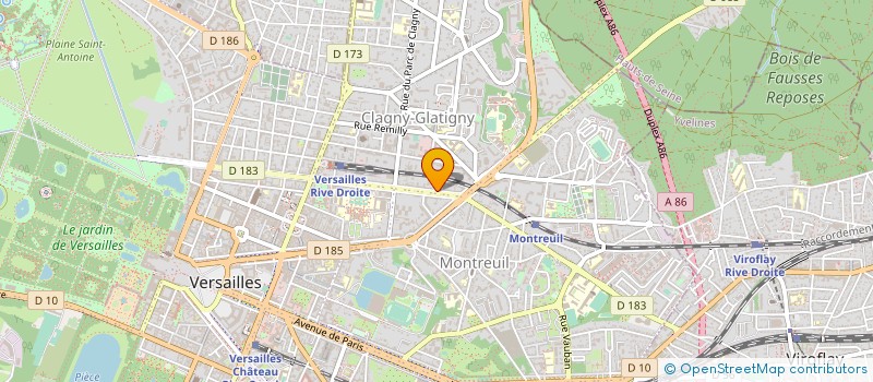 localisation de l'entreprise MONSIEUR GUILLAUME AUGER à VERSAILLES
