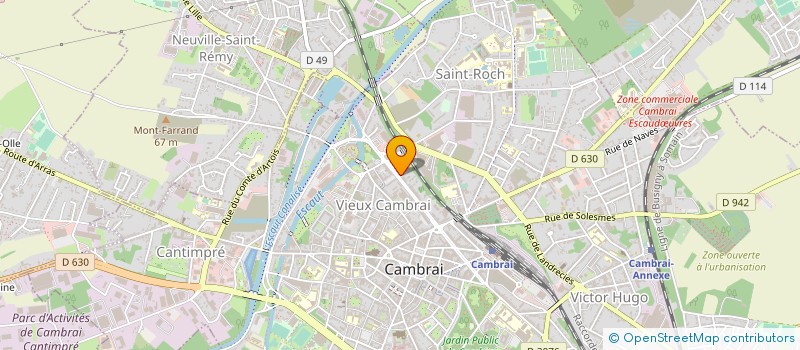 localisation de l'entreprise MONSIEUR GUILLAUME AUTISSIER à CAMBRAI