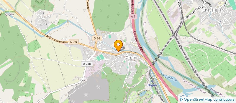 localisation de l'entreprise MONSIEUR GUILLAUME AVY  ORGON