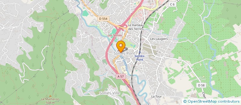 localisation de l'entreprise MONSIEUR GUILLAUME AZEMAR à SOLLIES-PONT