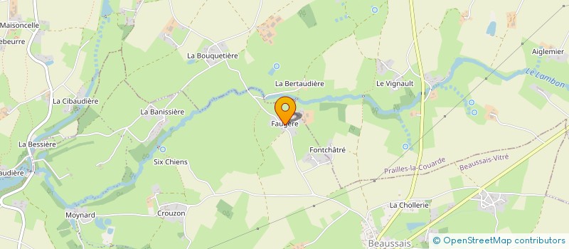 localisation de l'entreprise MONSIEUR GUILLAUME BABIN  BEAUSSAIS-VITRE