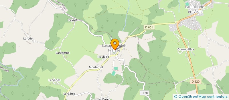 localisation de l'entreprise MONSIEUR GUILLAUME BAC à LACAPELLE-DEL-FRAISSE