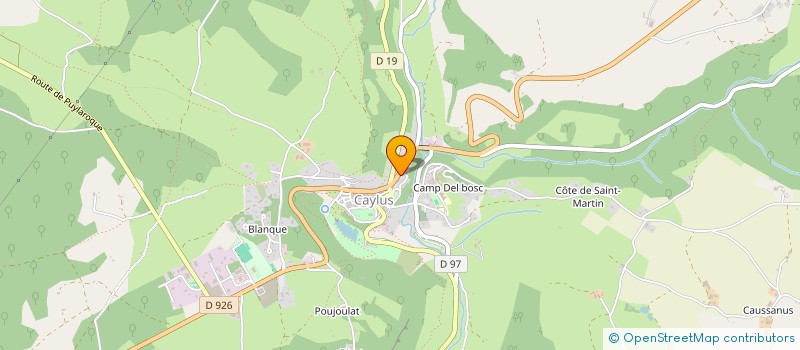 localisation de l'entreprise MONSIEUR GUILLAUME BACH  CAYLUS