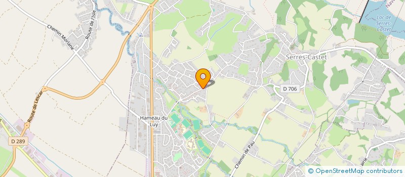 localisation de l'entreprise MONSIEUR GUILLAUME BACHMANN  SERRES-CASTET