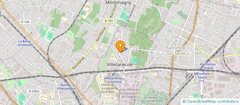 localisation de l'entreprise MONSIEUR GUILLAUME BACO à VILLETANEUSE