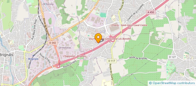 localisation de l'entreprise MONSIEUR GUILLAUME BADAUT  SAINT-GENIS-LAVAL