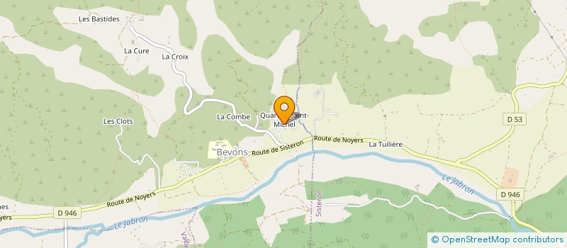 localisation de l'entreprise MONSIEUR GUILLAUME BAFFRAY  MISON