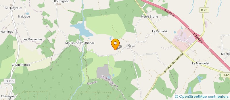 localisation de l'entreprise MONSIEUR GUILLAUME BAGUENARD  GLANGES