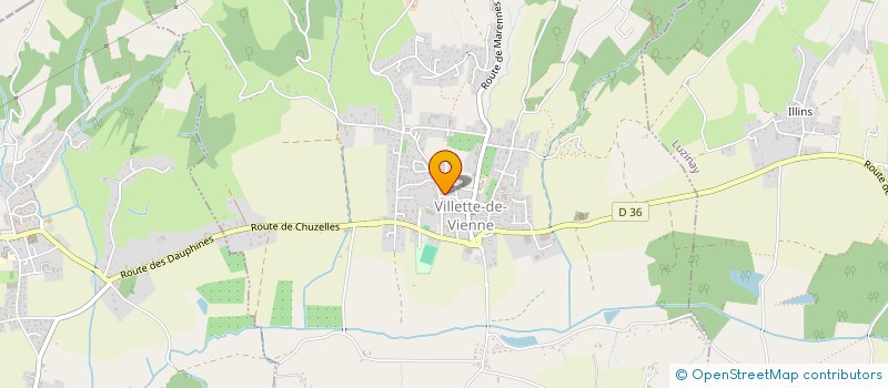 localisation de l'entreprise MONSIEUR GUILLAUME BAILLET  VILLETTE-DE-VIENNE